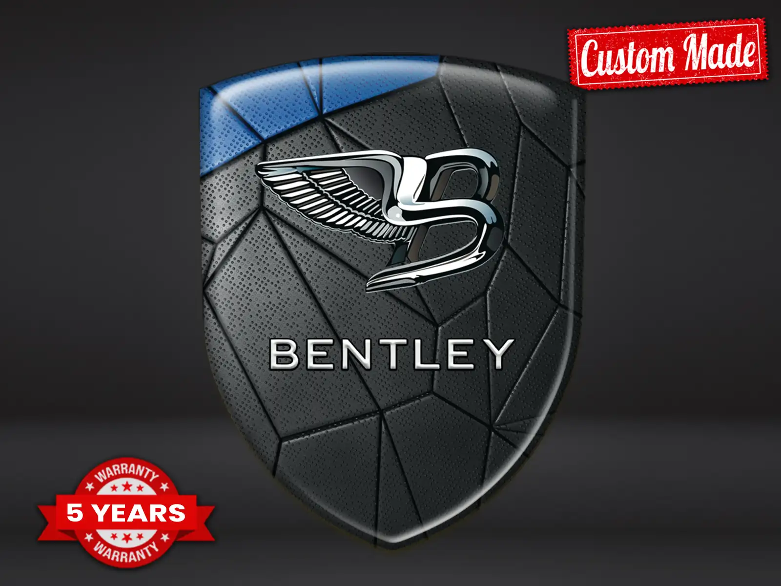 Bentley Pegatina En Relieve Máximo Duradero Estilo Pro Rendimiento